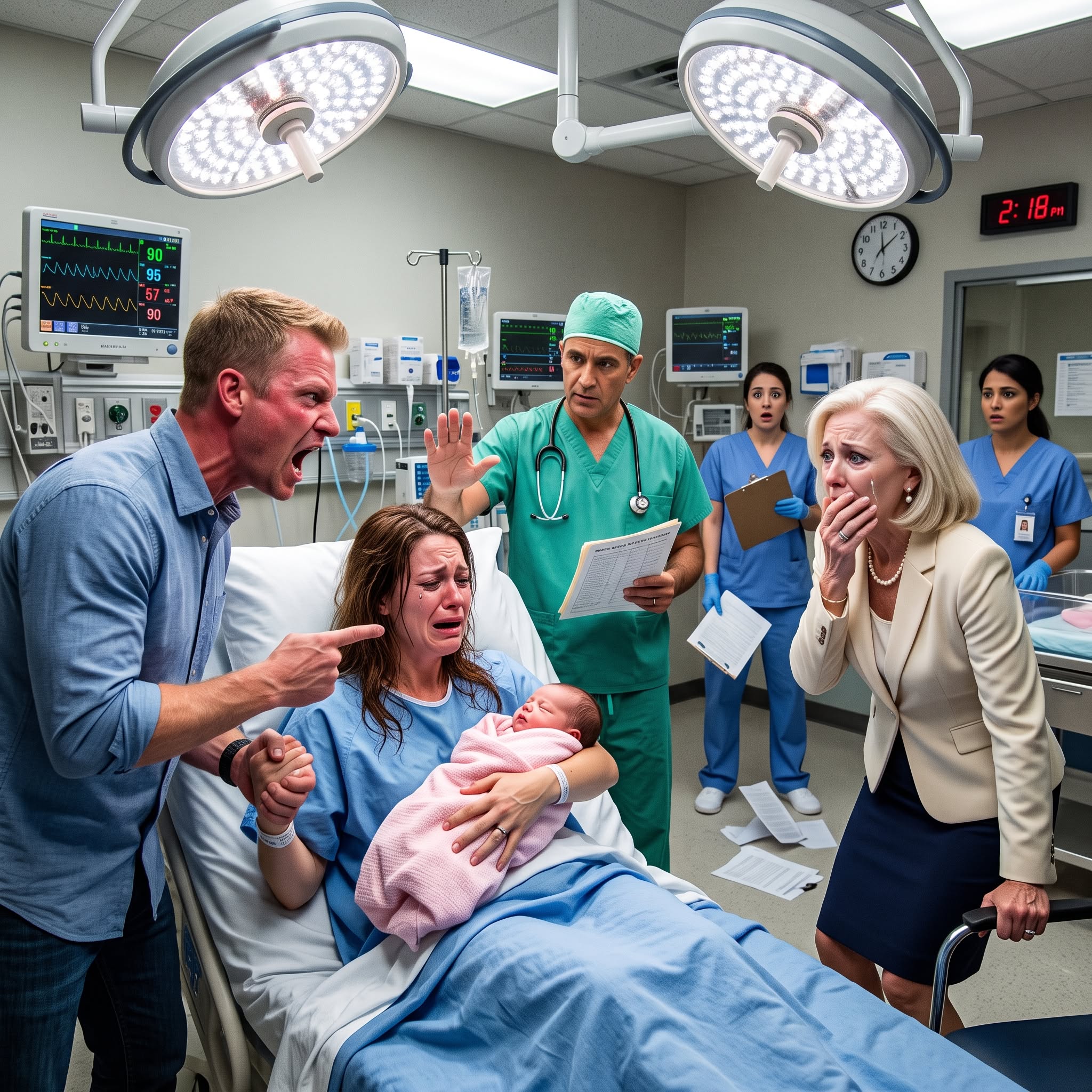 "That Baby Isn't Our Son's," My Mother-in-Law Said in the Delivery Room. Then the Doctor Exposed a Truth That Left Everyone Staring at Her.