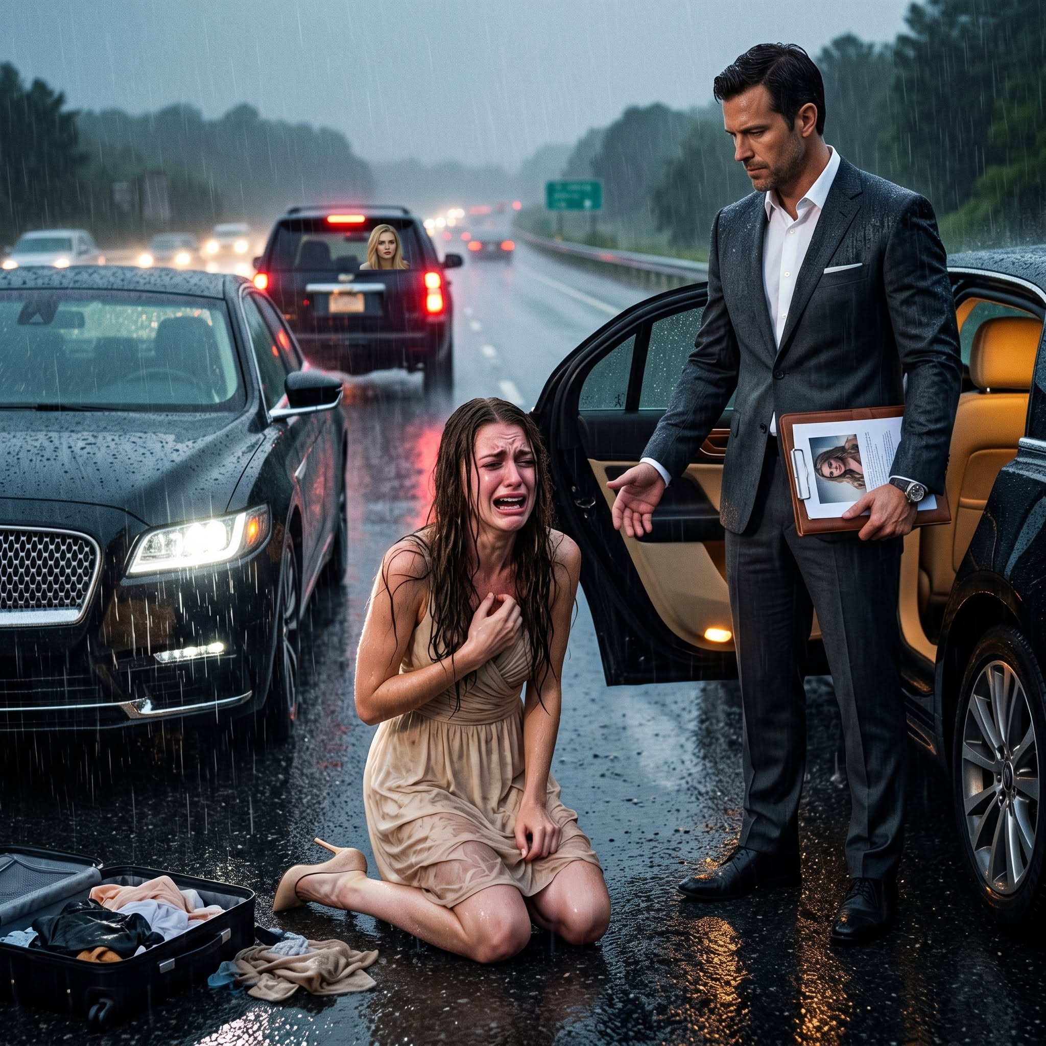 After A Scandal With My Sister, My Parents Threw Me Out On The Highway In The Rain — Then A Man In A Limousine Offered Me Revenge She Would Bitterly Regret.