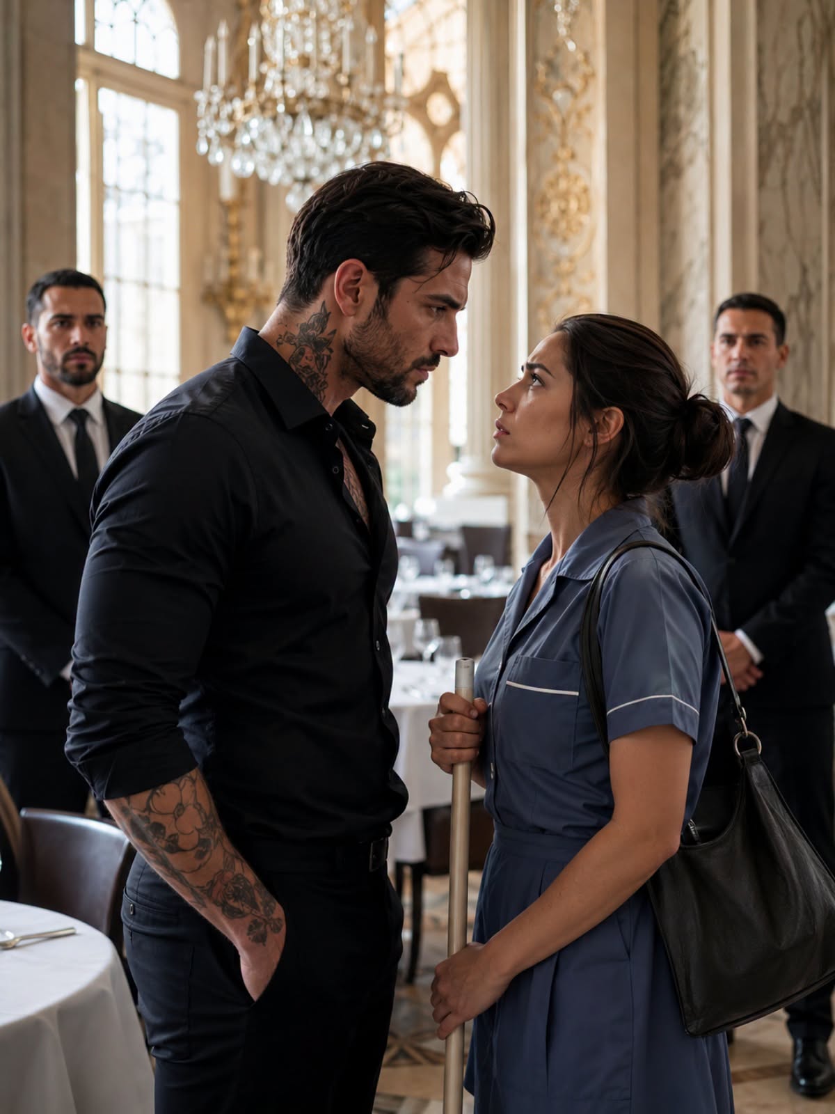 The Mafia Boss Expected a Beautiful Blind Date—But Couldn’t Take His Eyes Off the Cleaning Lady