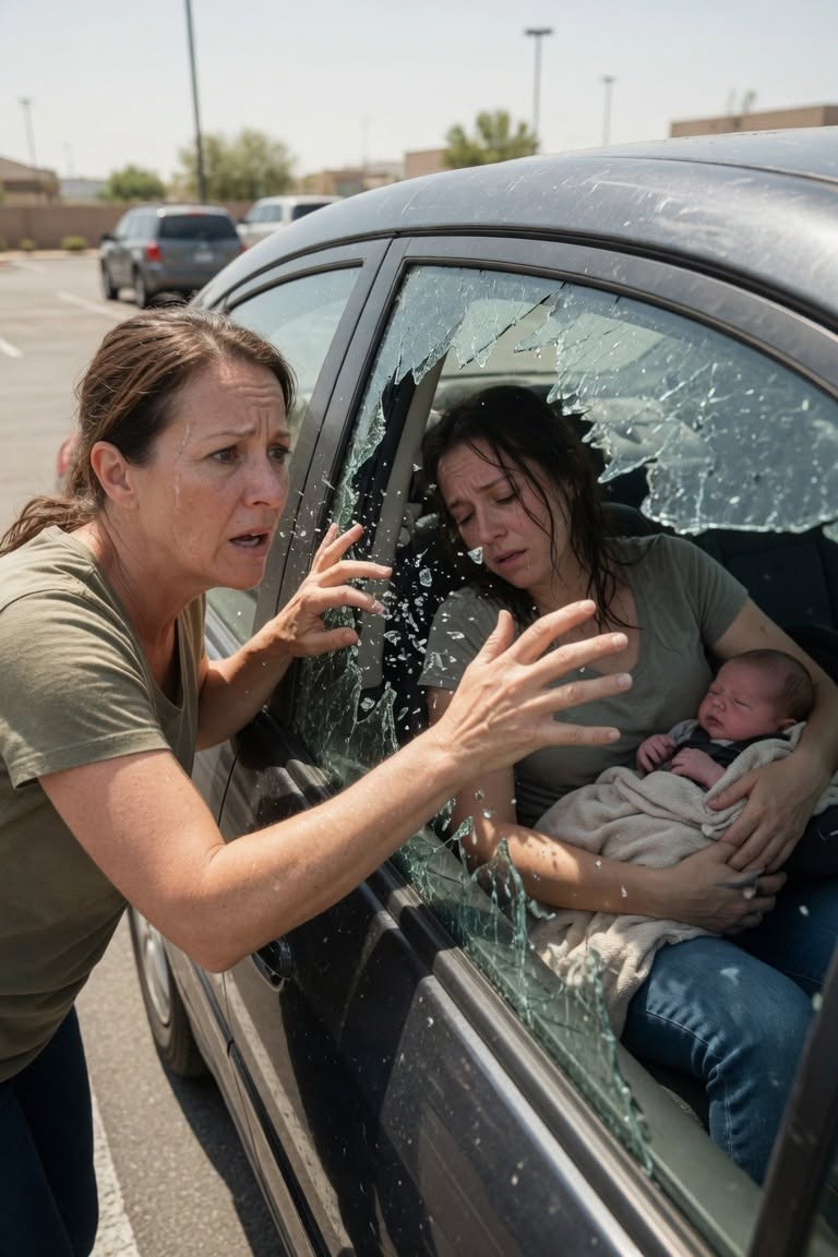 My son-in-law and his mistress abandoned my daughter and her three-week-old baby inside a sweltering locked car, and when I broke the window to rescue them, my daughter whispered, “Tyler and Vanessa...” before passing out.
