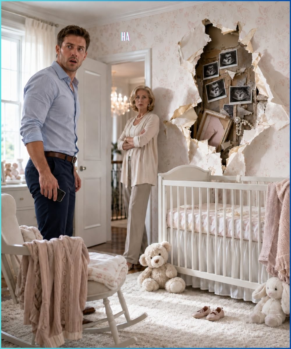 He Came Home Early and Found His Pregnant Wife Missing, but the Nursery Wall Revealed What His Mother Had Done