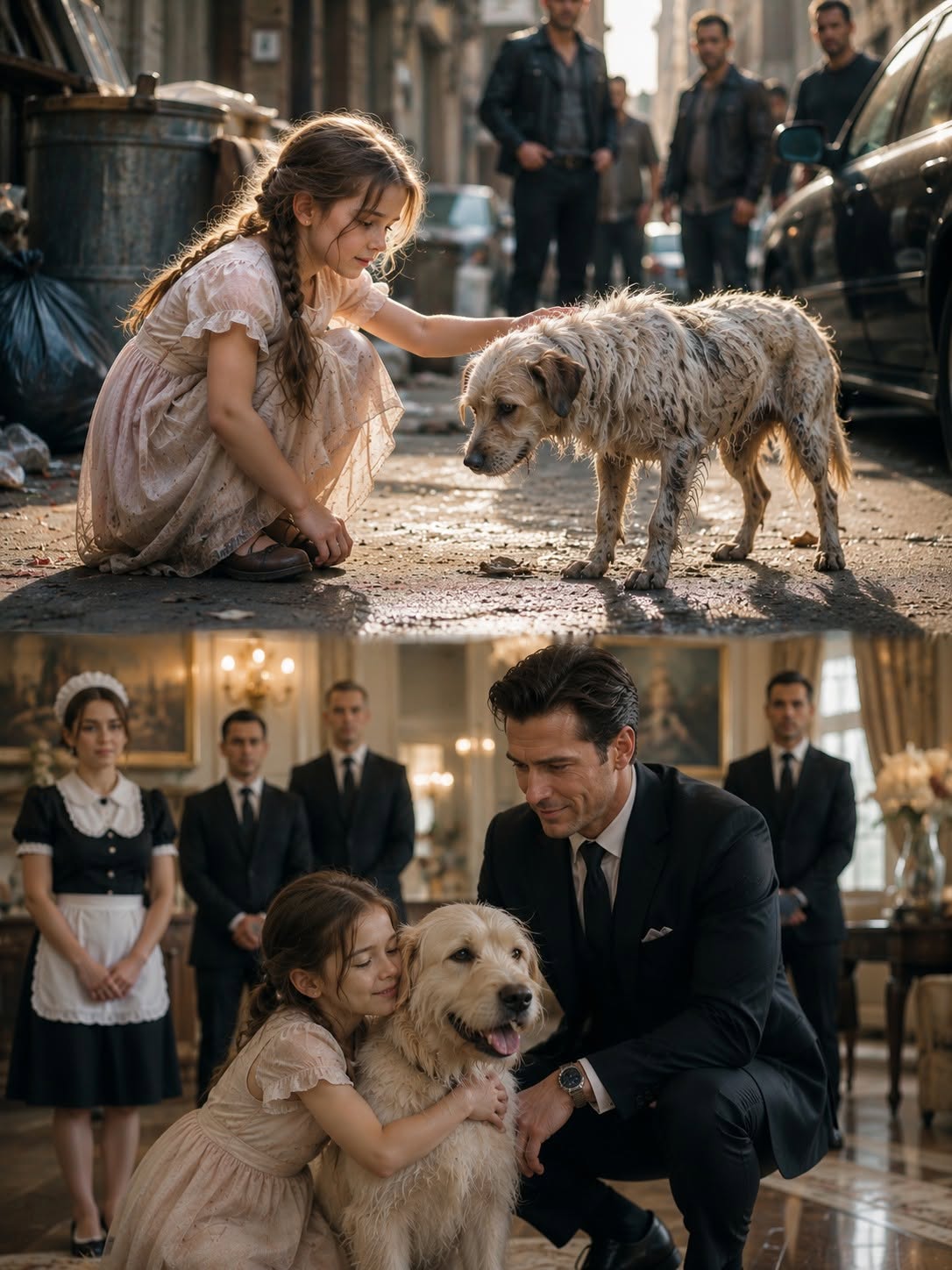 The Mafia Boss’s Mute Daughter Found a Dog No One Wanted—What Happened Next Left Everyone Speechless