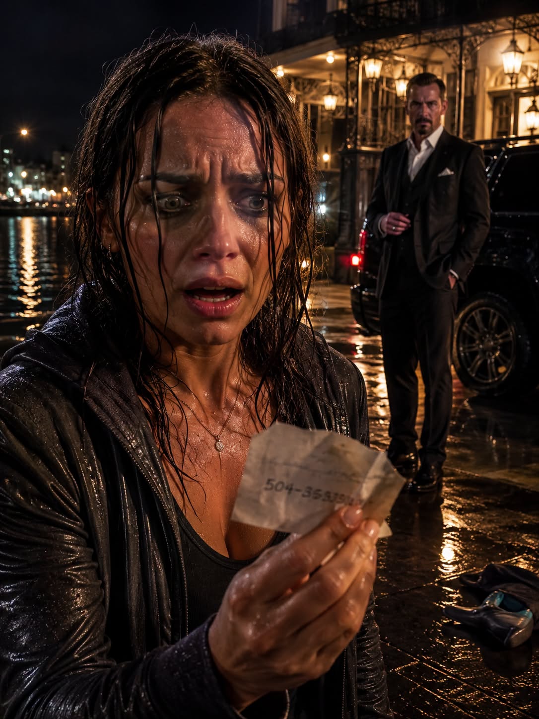 She Pulled a Boy From the River at Midnight—Then the Number in His Pocket Belonged to New Orleans’ Most Feared Man