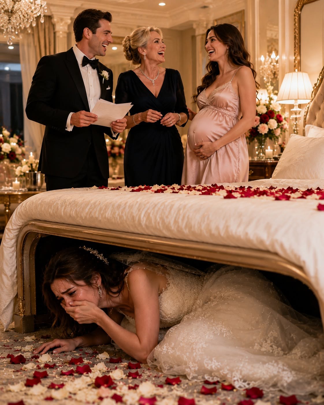 A few hours after my wedding, my new mother-in-law whispered that within a year she'd take my apartment and destroy my marriage, never realizing I was hiding beneath the bed. She thought she'd trapped an ordinary woman, but the moment my husband joined her betrayal, they sealed their own fate instead.