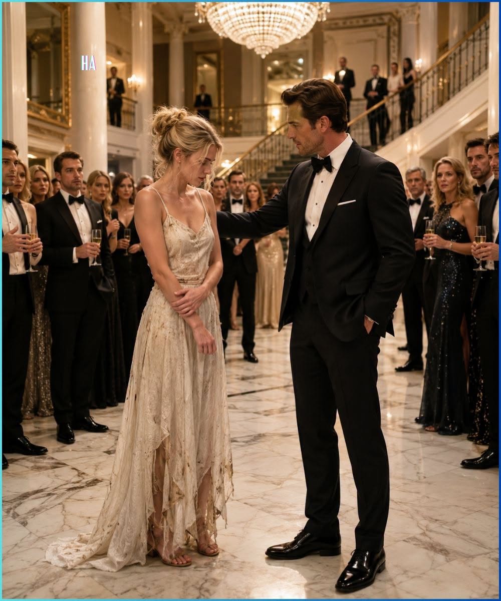 She Apologized for Wearing Her Only Dress to the CEO’s Gala, and What He Did Next Made the Entire Room Go Silent
