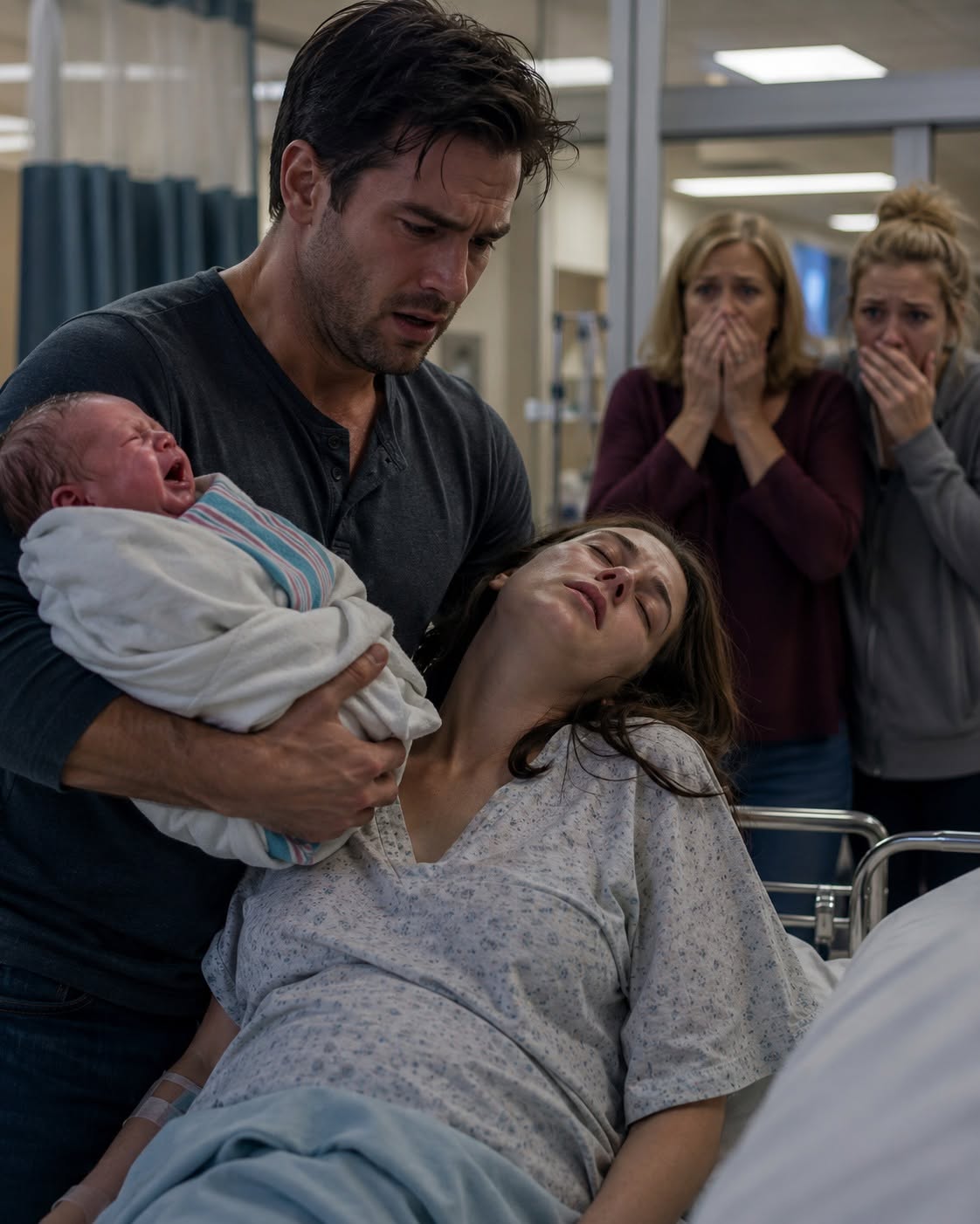 I Came Home to Find My 7-Day-Old Son Burning With Fever Beside My Unconscious Wife—Then the Doctor Said, “Call the Police”