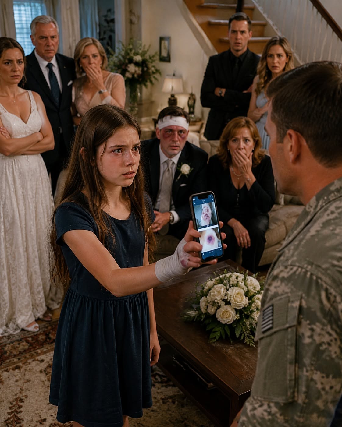 At my ex-wife's wedding, my 12-year-old daughter beat