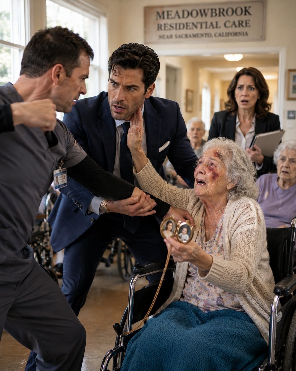 A scream echoed from the end of the hallway while I was touring a nursing home I planned to support financially. When I rushed toward the sound, I found a staff member striking a frail elderly woman across the face because she had dropped her food tray.
