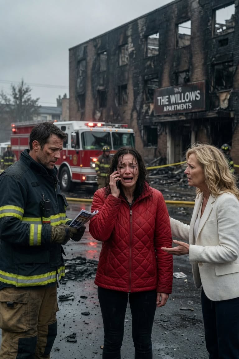 When my apartment burned down, I called my parents for help. My mom’s only response was, “Not our problem. Should’ve been more careful.” Then the fire investigator asked who had access to my apartment last week, because they had found something at the scene. What he showed me made my bl:ood run cold.