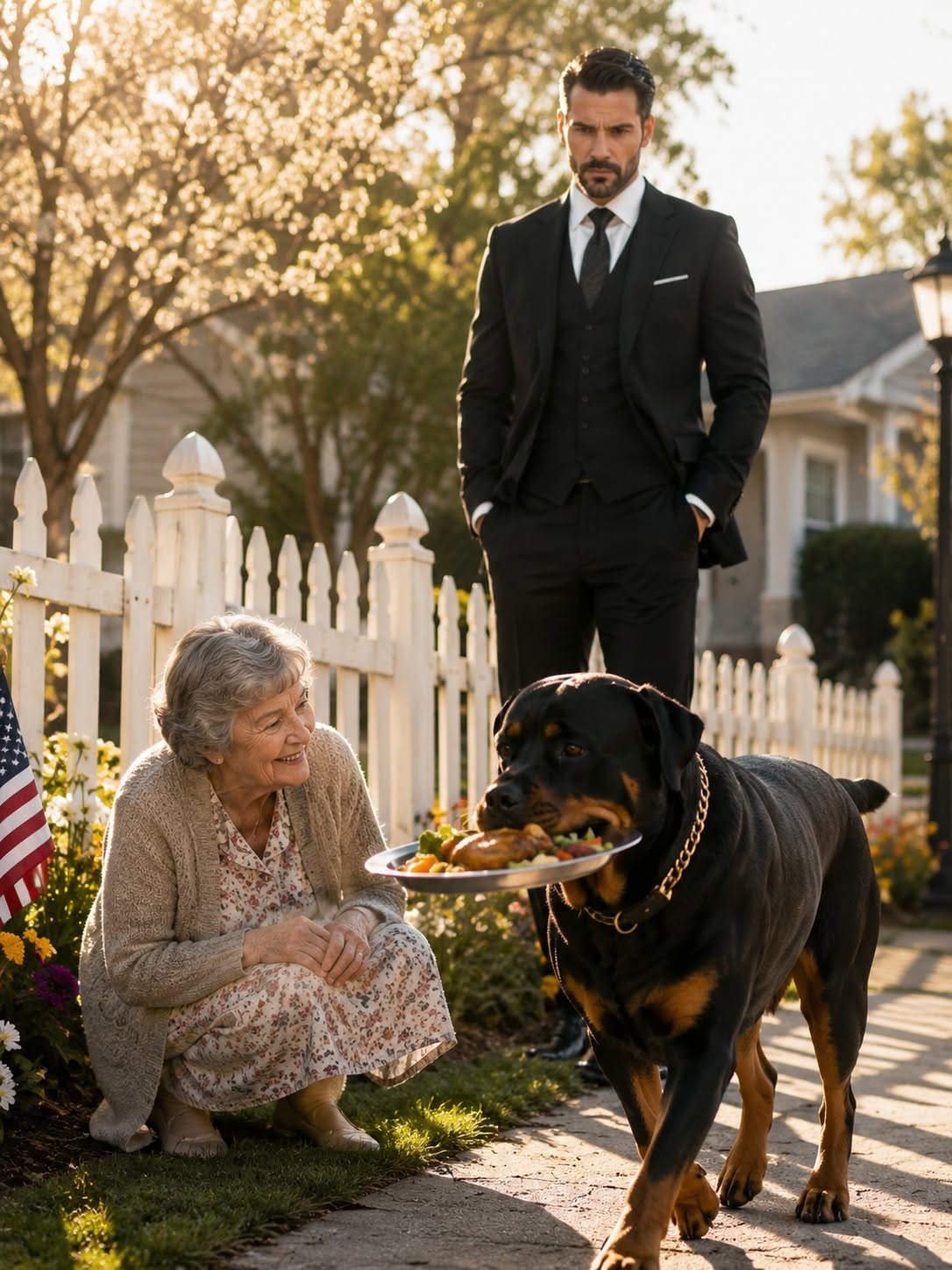 "The Mafia Boss's Dog Kept Stealing the Neighbor's Dinner—Then the Real Reason Made Him an Internet Hero