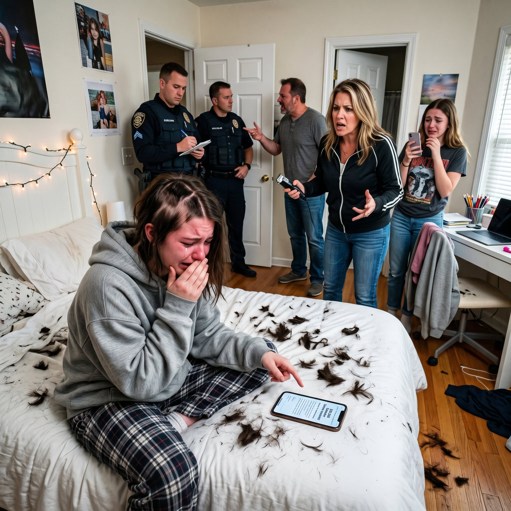 My aunt shaved my head while I slept so I wouldn’t “outshine” my cousin at prom — but she had no idea my hair was part of a locked $30,000 cancer charity contract.