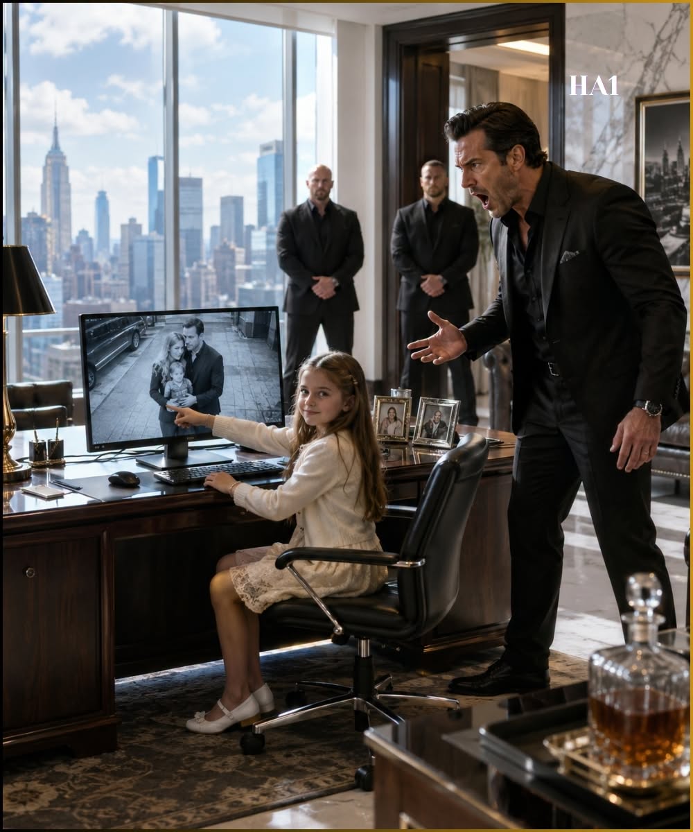 The mob boss screamed “Who let you in?”—then the little girl at his computer showed him the one thing his whole empire missed
