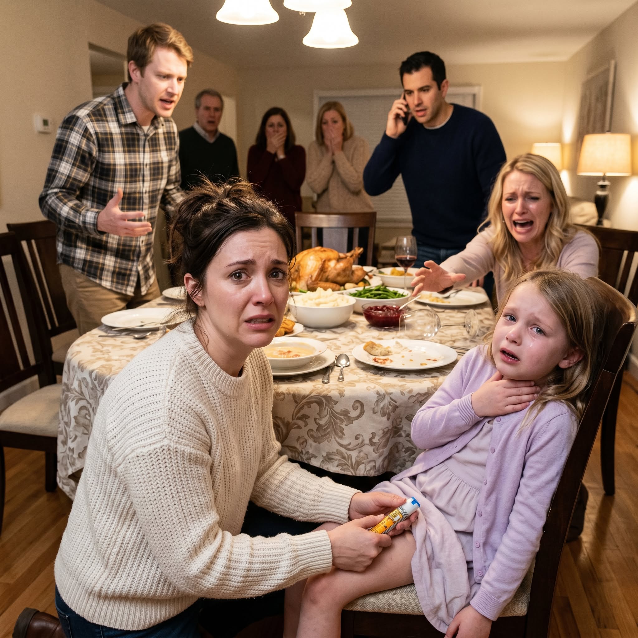 At Thanksgiving Dinner, My Brother Tried To “Test” My Crab Allergy With Soup. Everyone Laughed — Until Seconds Later, The Whole Table Started Screaming.