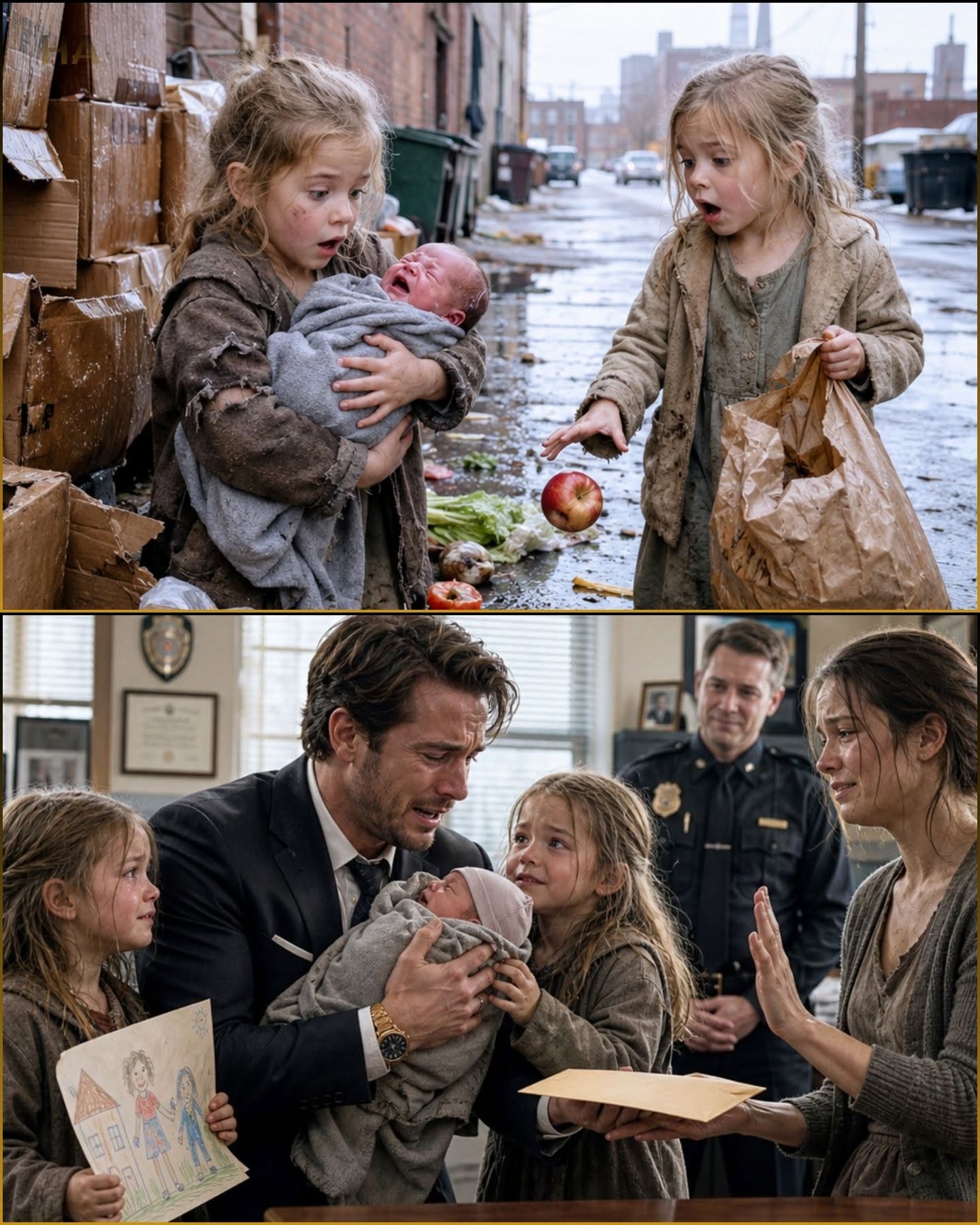 Garbage-Picking Twins Rescue an Abandoned Baby — Not Knowing He’s a Billionaire’s Son... But Refuse the Reward That Exposes His Own Family