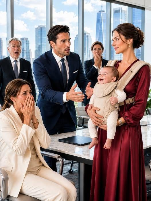 After Being Kept Away From My Billionaire Husband for One Long Year, I Walked Into Our Divorce Signing Holding Our Baby Girl—The Instant He Realized She Was His Daughter, the Secret His Father Had Hidden for an Entire Year Finally Started Falling Apart