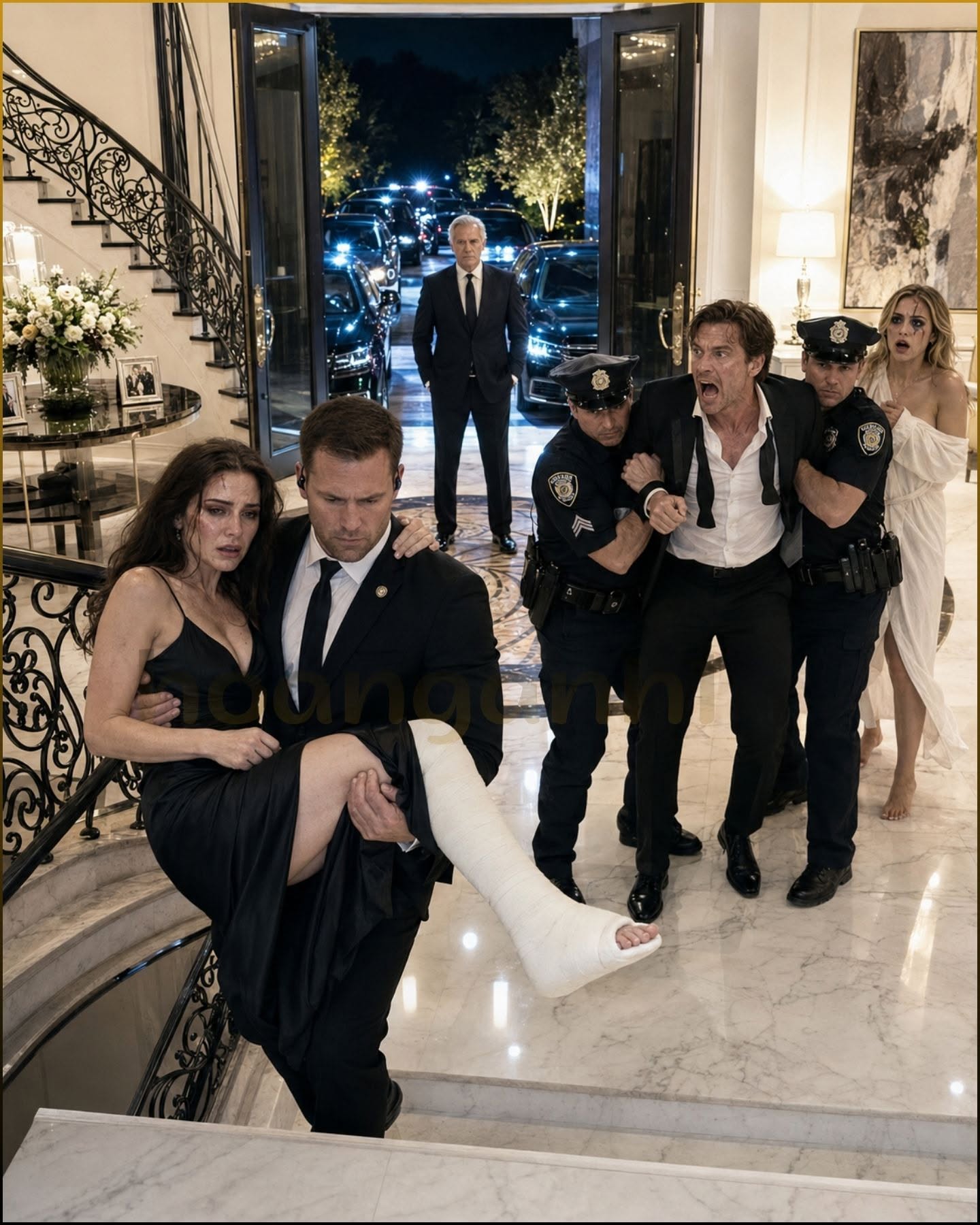 “Stay in the Basement, Broke Girl” Millionaire Husband Who Broke His Wife’s Leg And Locked Her In The Basement Thought She Was A Broke Designer With No One Left—Until Twelve Black Cars Proved He Married City’s Hidden Heiress