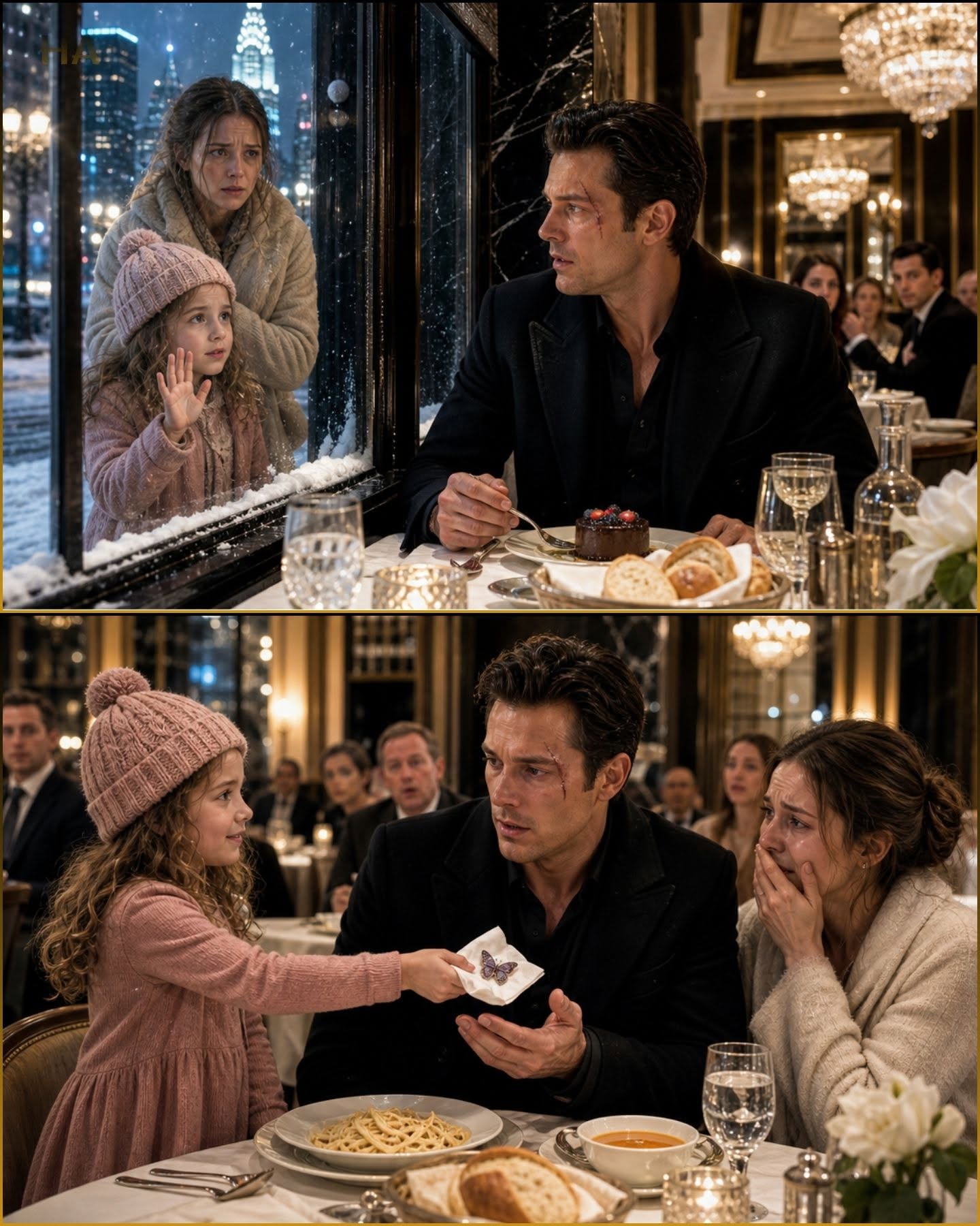 “Mommy Hasn’t Eaten in 3 Days… Can We Sit Here?” The Hungry Little Girl at Table Seven Asked a Chicago Boss for a Seat—Then Handed Him the Secret His Dead Sister Left Behind