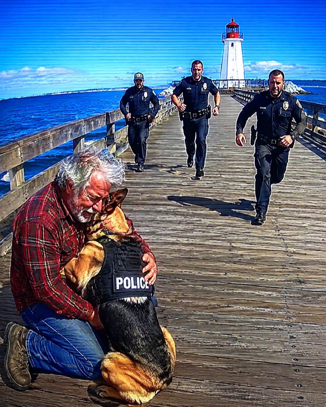 The police gave the command for the K9 to attack an elderly man—but the dog’s response stopped everyone cold.