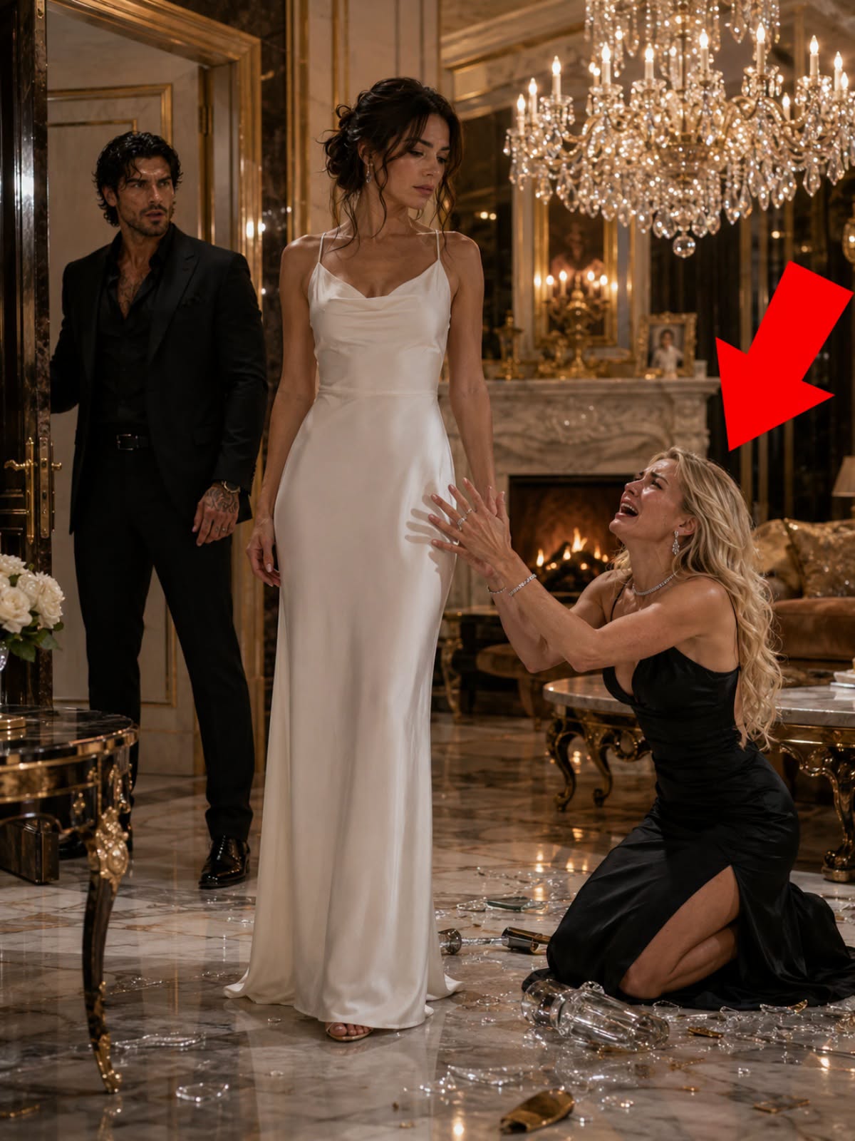 The Mafia Boss Thought His Wife Was in Danger—Until He Saw Who Was Kneeling Before Her