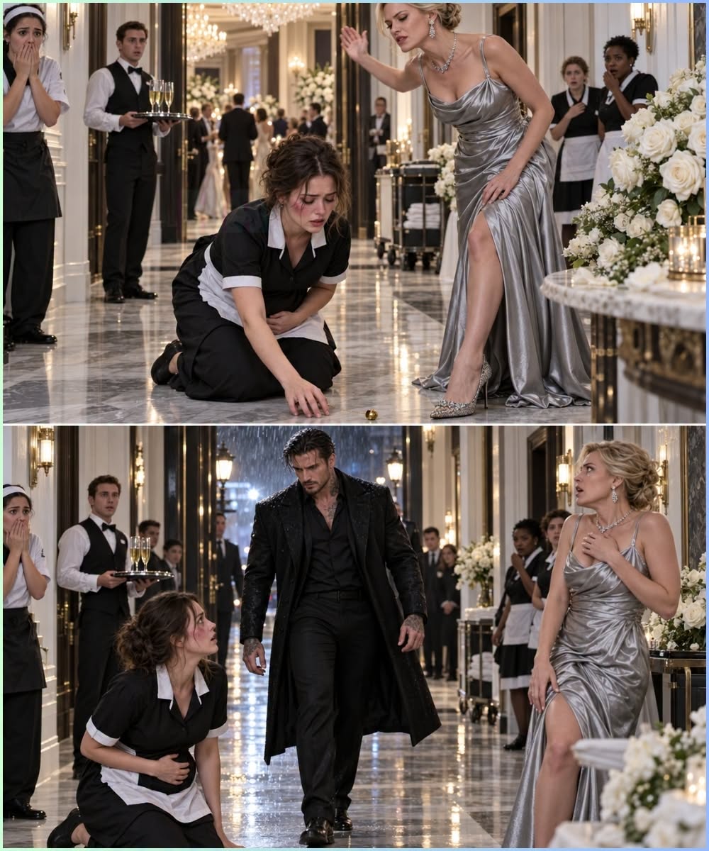 The slap was loud enough to stop a ballroom orchestra on the other side of the wall.