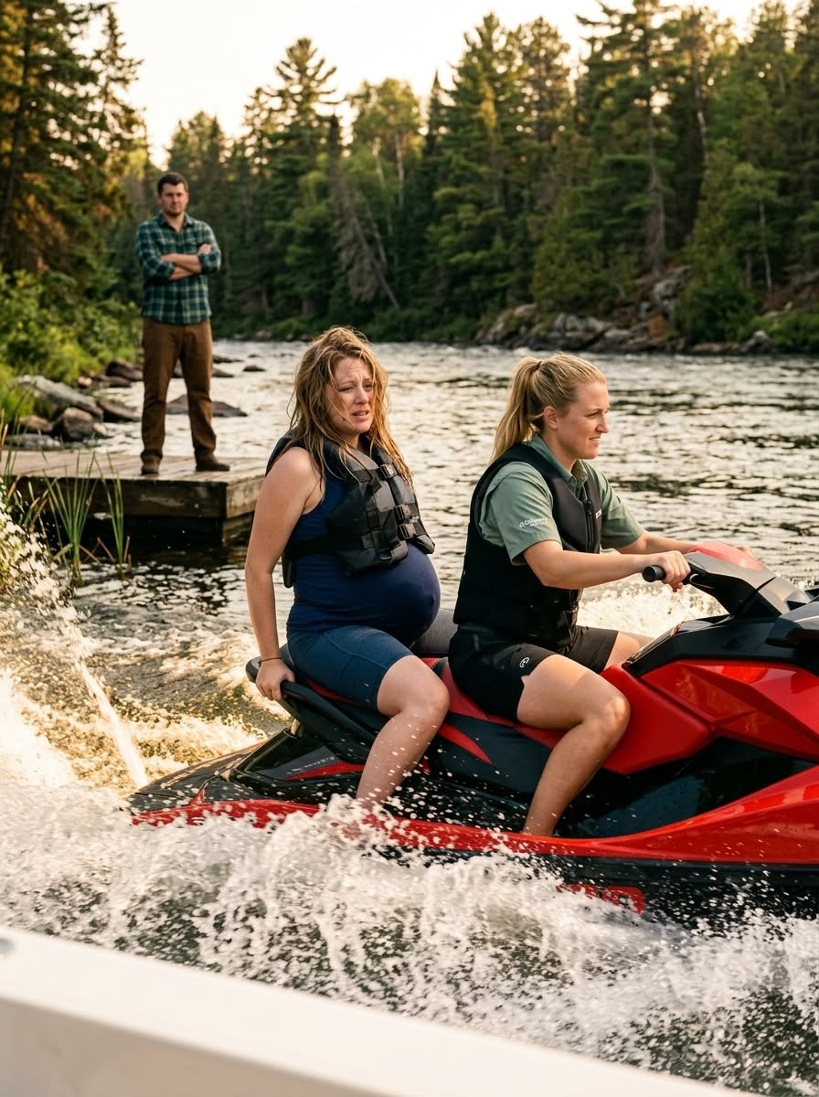 "Nine months pregnant, I woke up drugged, restrained to a speeding jet ski while my husband’s mistress laughed—and my husband watched from shore.