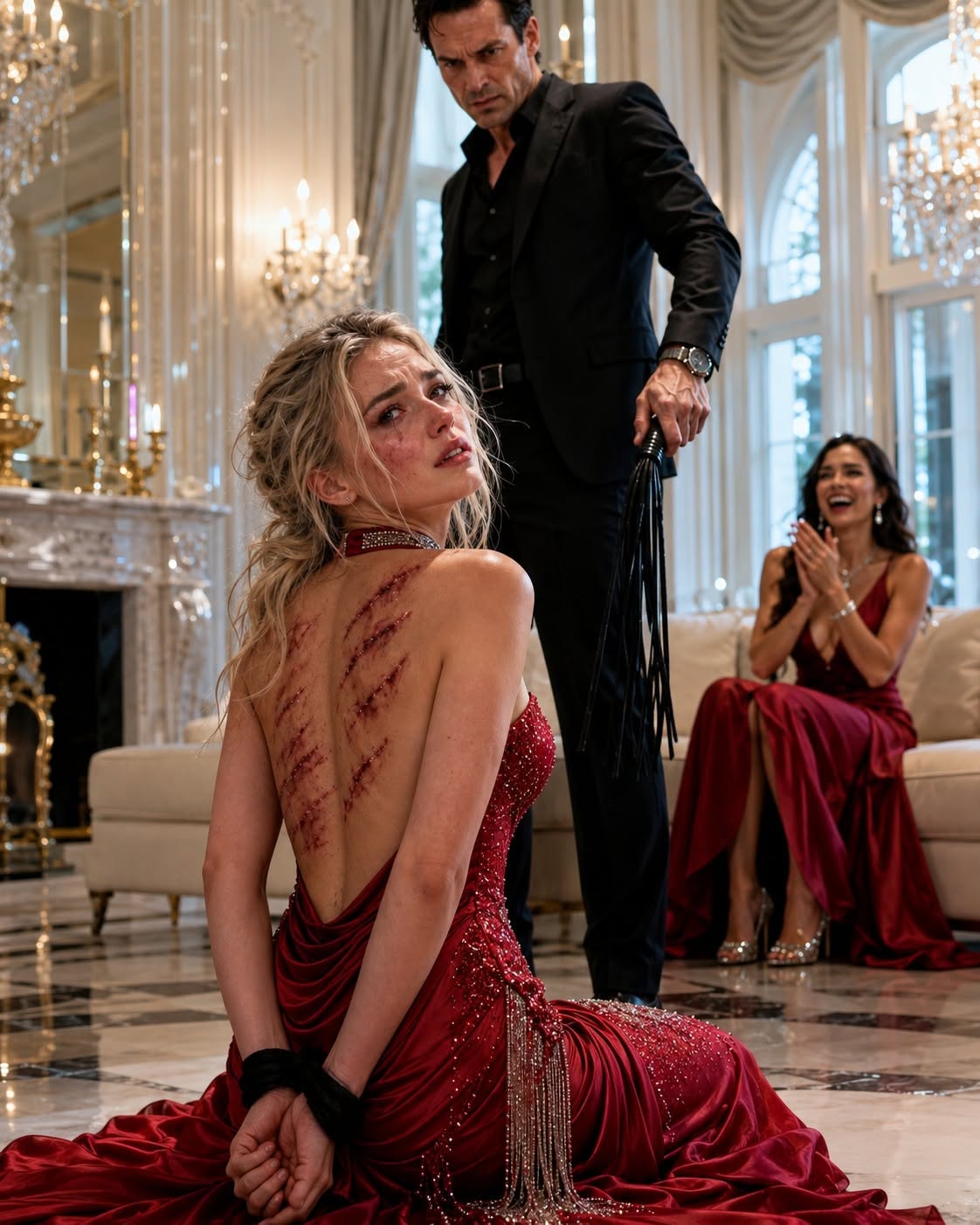 "I was bleeding on the marble floor of my own mansi