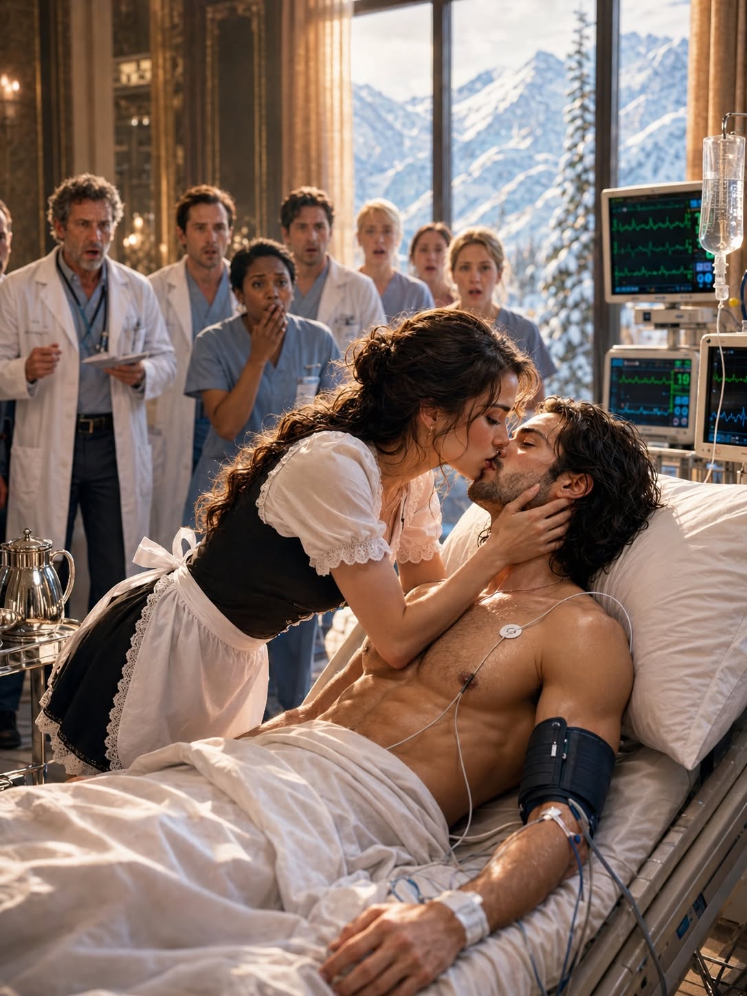 99,999 Doctors Failed to WAKE the Coma MAFIA LORD… But a Waitress’s Accidental Kiss Awoke Him!