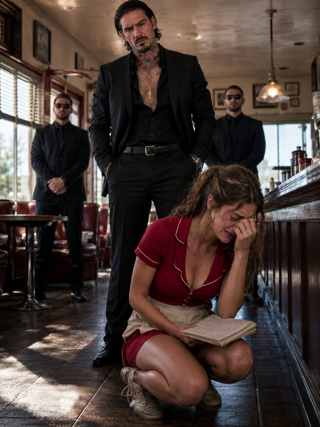 I Sobbed, “I Need a Husband by Tomorrow,” in an Empty Diner—Then the Mafia Boss in the Corner Booth Said, “Eight A.M. Works.”