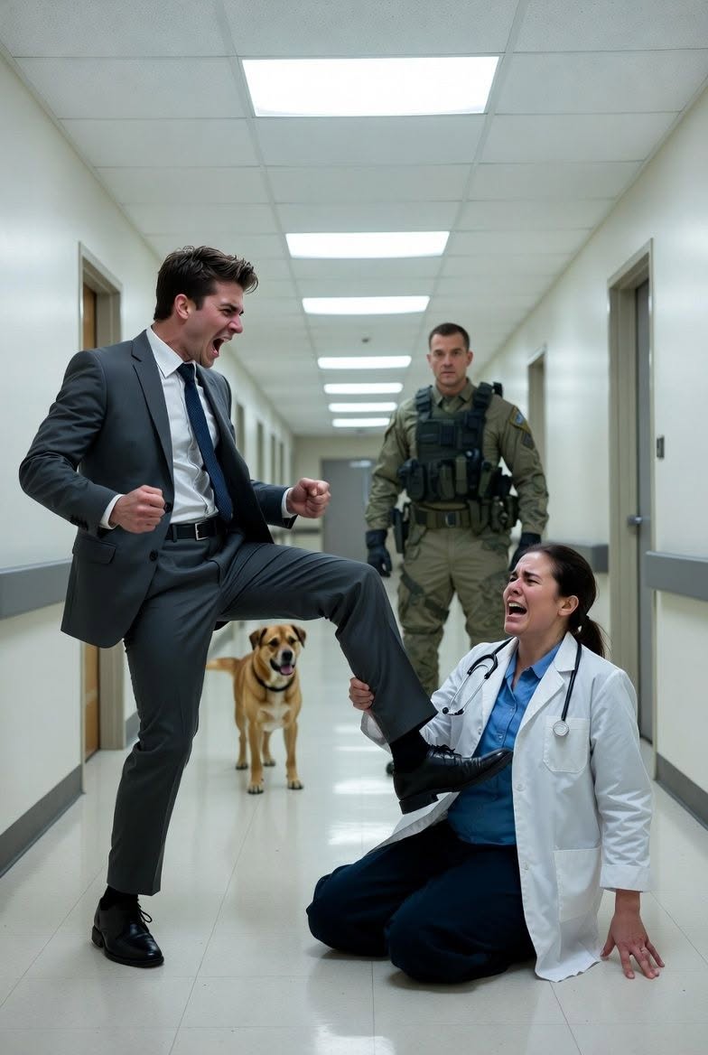 “Hospital Director’s Son Attacked an ER Doctor at 2 A.M.—He Didn’t Know a Former Navy SEAL and a K9 Were Recording Everything”…