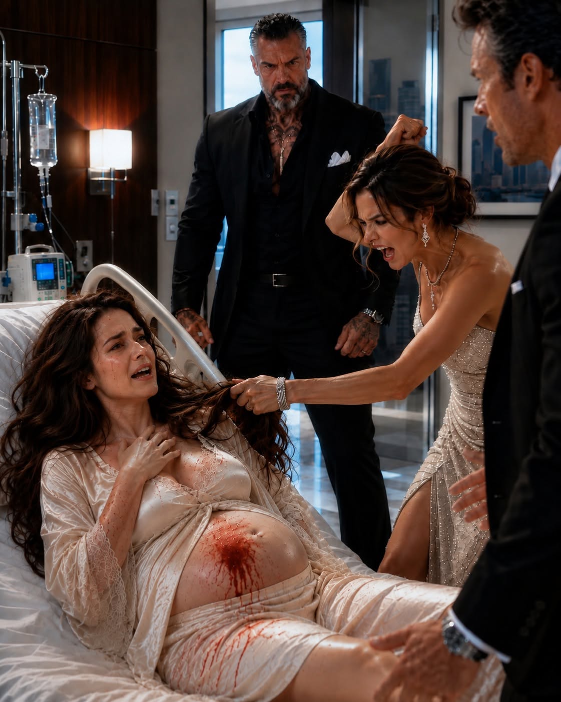 My husband’s mistress locked me inside a hospital room, beat me while I was thirty-three weeks pregnant, and tried to force me to surrender my marriage, my company, and my unborn child.
