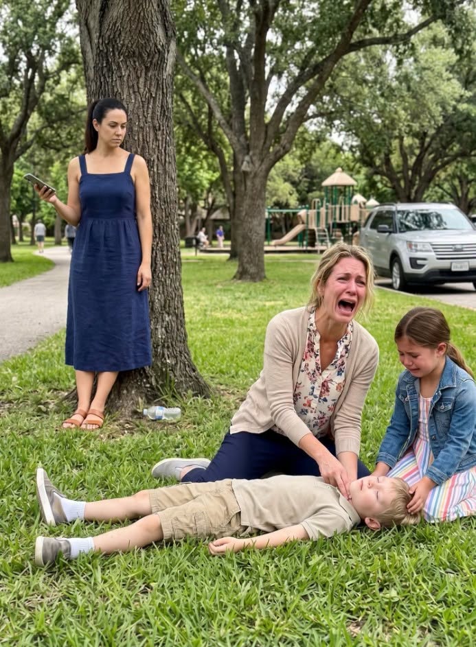 My sister-in-law suddenly offered to take my son out for a “fun afternoon.” Two hours later, my niece called sobbing: “Mom said it was just a prank… but he won’t wake up.” I found him motionless in the park while she calmly insisted she had only given him “something to relax.” At the hospital, doctors uncovered the truth—but when police traced the prescription, the name on it changed the entire case.