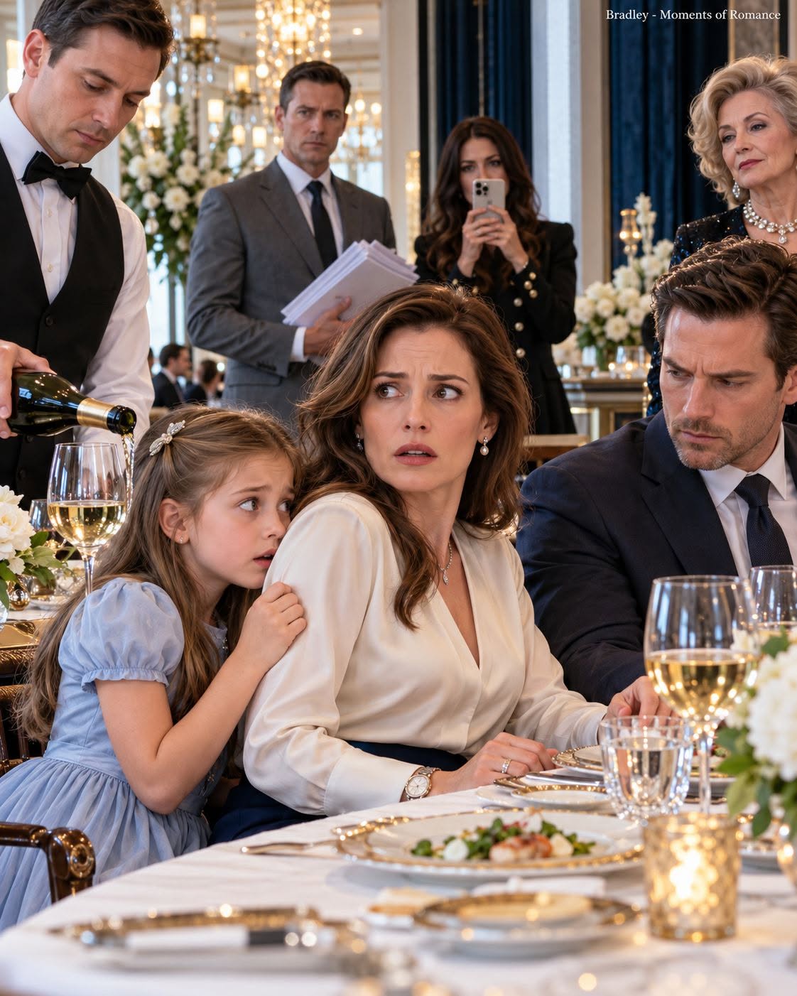 My MIL invited me to a “special family dinner.” As the waiter poured the wine, my daughter leaned over and whispered, “Mom… we need to leave. Something's very, very wrong.” Then I caught a glimpse of the person standing behind my husband. My heart stopped. 10 minutes later, I called the police.