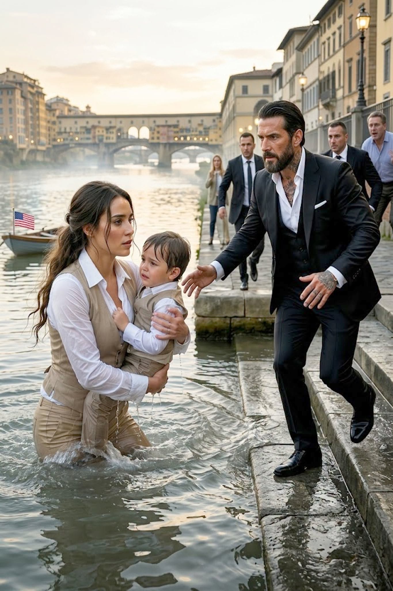 The Mafia Boss’s Baby Wouldn’t Stop Crying—Until a Broke Single Mother Walked Through His Armed Guards and Said, “You’re Hurting Him.” He Hired Her the Next Morning…