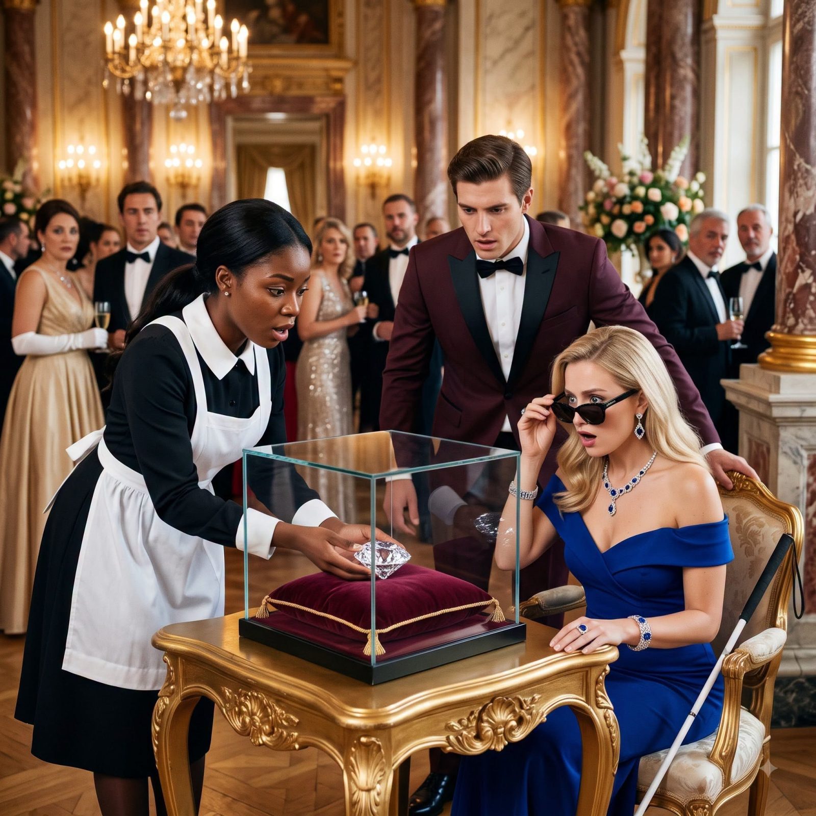 Everyone Believed the Billionaire’s Fiancée Was Blind—Until the Black Maid Moved the Diamond