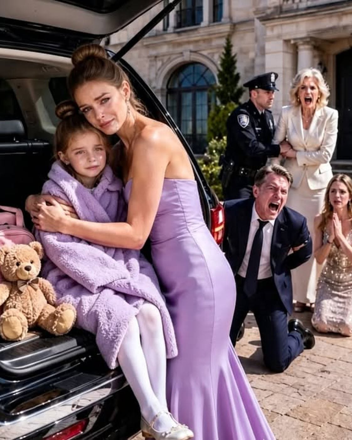My husband tried to buy my silence after his secretary left our four-year-old daughter trapped inside a scorching SUV. While I was still trying to understand whether my little girl was alive, Luke shoved a settlement toward me and warned, “Take the money and don’t call the police.” I pretended to listen—until one impossible detail made me realize this might never have been an accident.