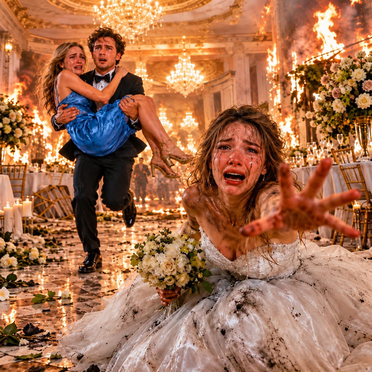 ON OUR WEDDING DAY, I WAS TRAPPED IN A FIRE, BUT MY FIREFIGHTER-CAPTAIN HUSBAND CARRIED OUT HIS MISTRESS FIRST—SHE HAD ONLY INHALED SMOKE. THREE DAYS LATER, HE CAME TO THE HOSPITAL. THE NURSE HANDED HIM MY DEATH CERTIFICATE. HE COLLAPSED...