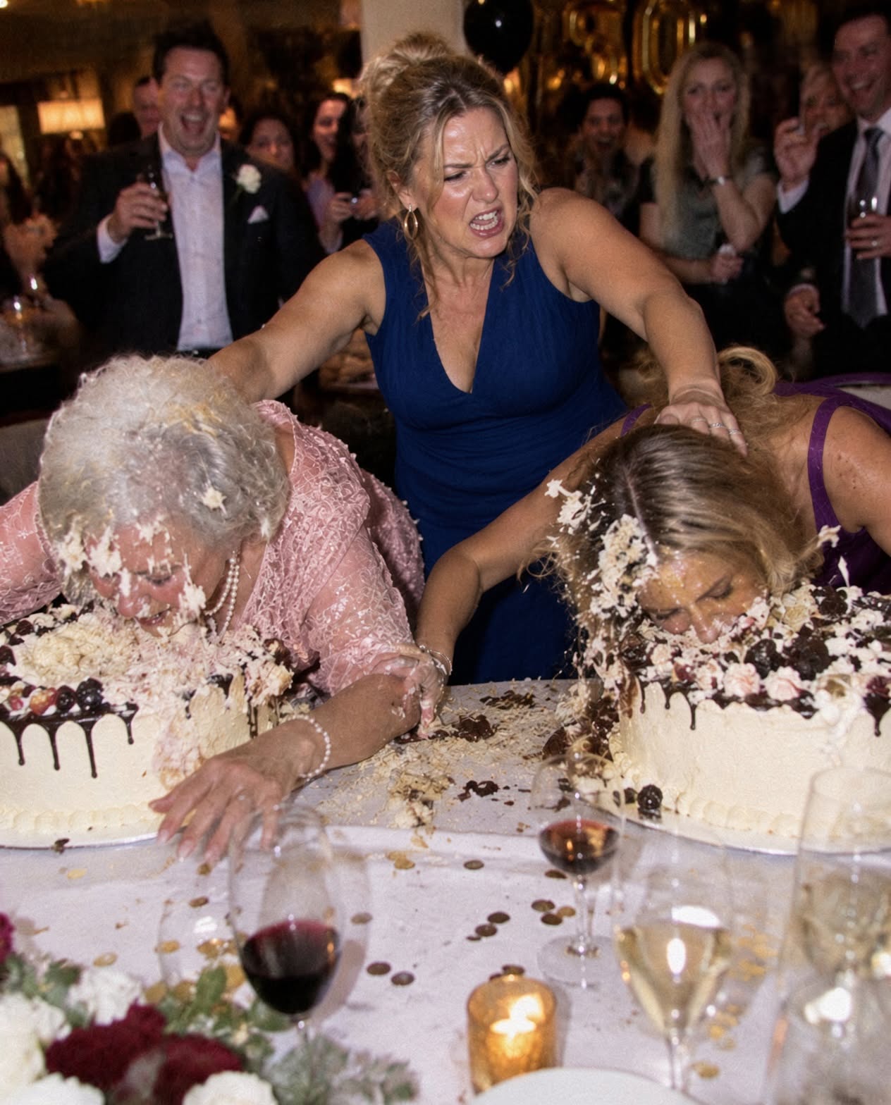 "My mother-in-law gave my seat at my husband's 50th birthday dinner to his ex-wife — so I asked the waiter to bring out one more cake.