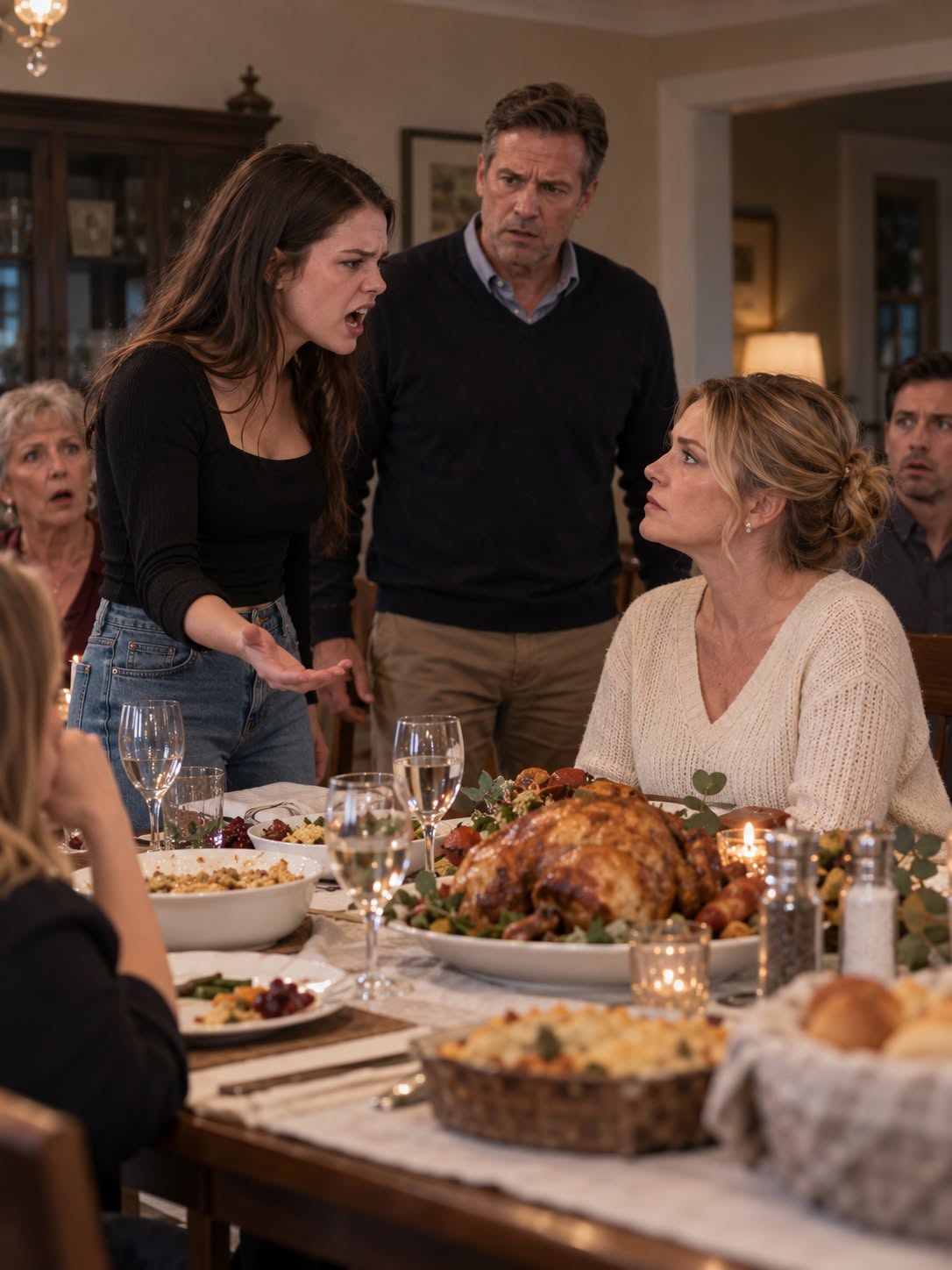 At Sunday dinner in my own house, my 23-year-old stepdaughter, Shay, looked me in the eye and said, "You're not my mom. You're just some woman my dad married." When I confronted her afterward, my husband told me to stop trying to discipline his daughter. For four years, I'd paid her university tuition, apartment rent, car insurance, and credit card bills. I only asked for basic respect in my home. Instead of arguing, I went into my office and started checking whose names were actually on the accounts keeping her comfortable.