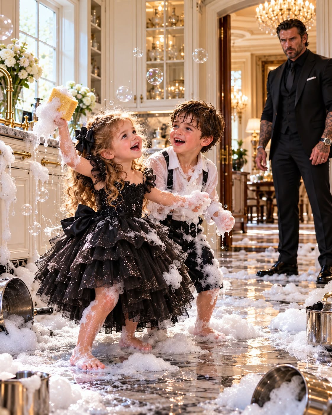 # “HE DOESN'T LAUGH MUCH!” MY 3-YEAR-OLD DAUGHTER DEFENDED A MAFIA BOSS'S SON, BUT WHAT I HEARD BEHIND HIS LOCKED DOOR BROKE MY HEART
