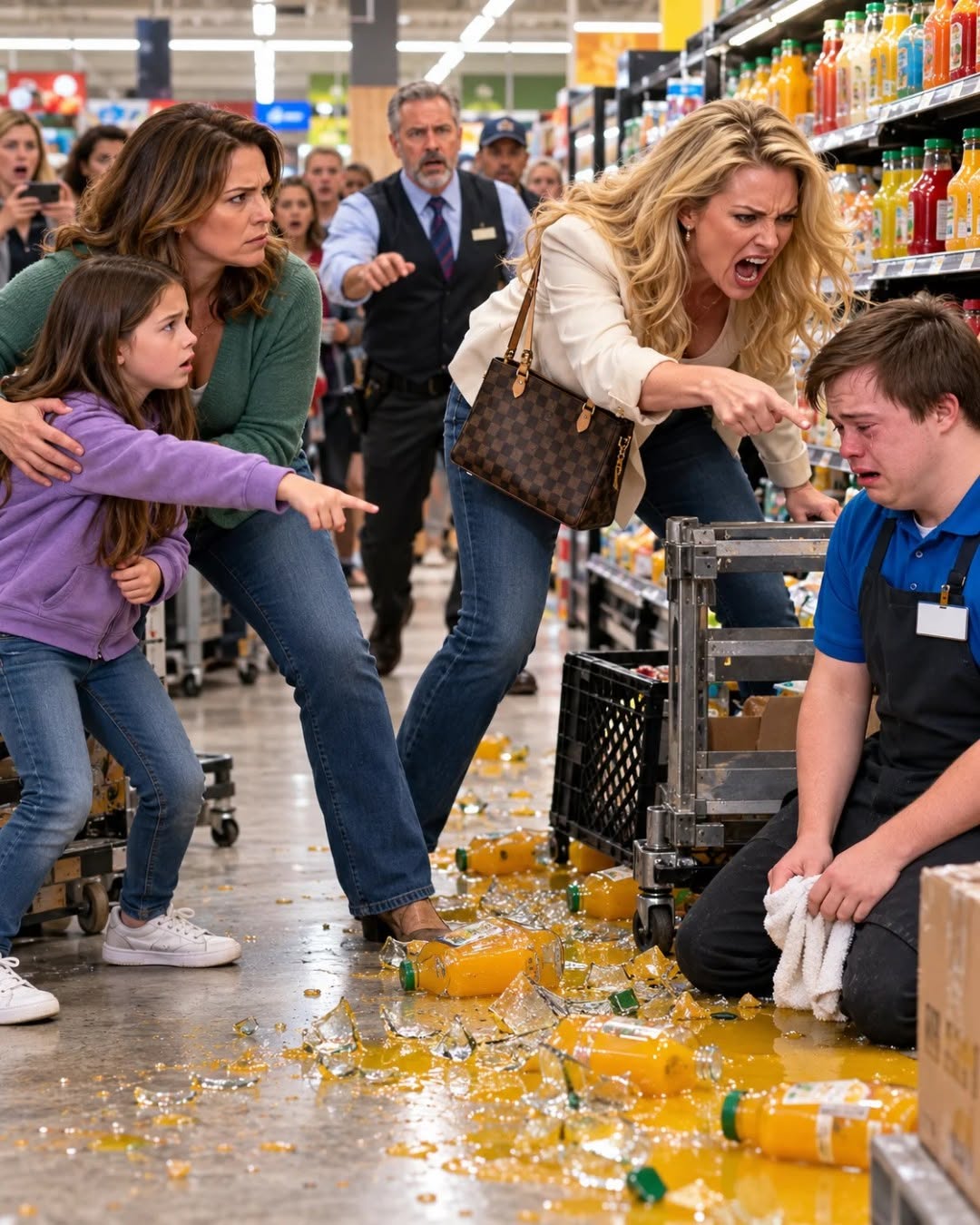 A woman publicly humiliated a supermarket worker with Down syndrome and demanded that he be fired. When she insisted on speaking to the manager, I volunteered to find him. She thanked me, having no idea what my daughter had just revealed about her.