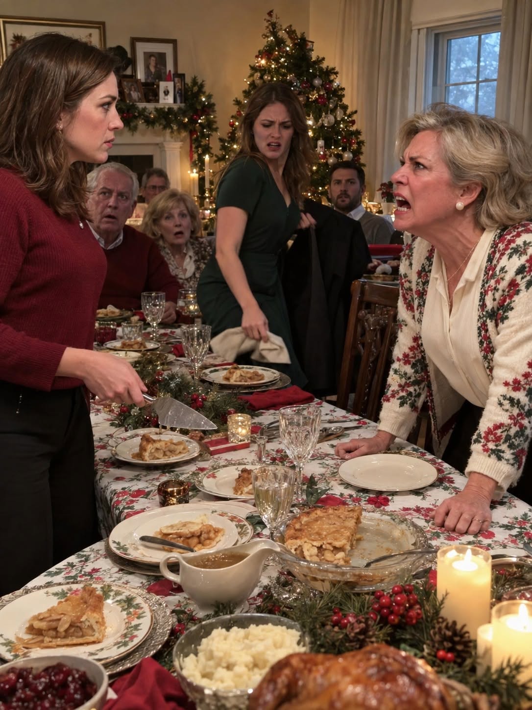 My mother ignored me for eight months while demanding rides, meals, and errands, insisting, “Tell her she knows what she did.” At Christmas, she pretended I was not even sitting across from her—so I finally made her invisible too, and one furious sentence shattered the story she told everyone.