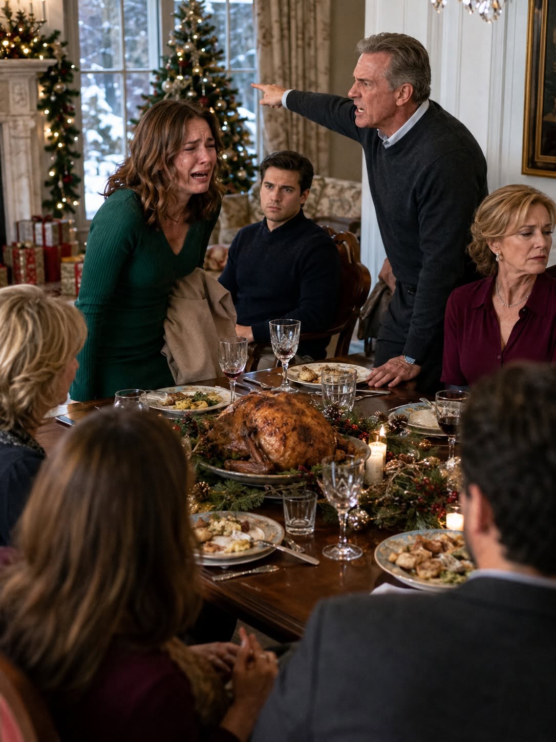 My Father Called Me A Disgraceful Single Mother At Christmas And Ordered Me Out While The Whole Family Nodded Along. I Quietly Left Their Table Without Defending Myself. None Of Them Knew Their Mansion, Cars, Tuition, Allowances, And Retirement Lifestyle Were Being Secretly Funded By The Company I Built Alone.