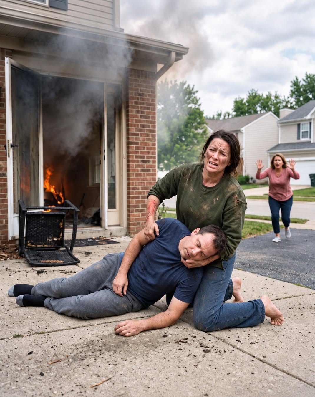 I came out of the fire with half my face and one arm burned after dragging my unconscious husband out to the street. Four months later, just out of a 7-hour surgery, he packed a suitcase and said, “Call your parents, I have to go.” I didn’t argue; I just stopped waiting for him… not knowing who had been calling him for weeks.
