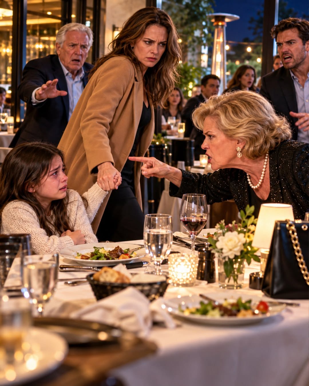 My mother leaned across the restaurant table, looked my 13-year-old adopted daughter dead in the eye, and whispered, “We don’t sit with mistakes.” I didn’t scream or make a scene. I simply took my daughter’s hand and walked out. That night, instead of an apology, my father texted to ask if I was still making their car payment the next day. By sunrise, I had cut off every single dollar I used to fund their lives. But it wasn't until I unlocked my daughter’s phone that I discovered the chilling truth: the dinner wasn't just a cruel comment. It was a calculated ambush.