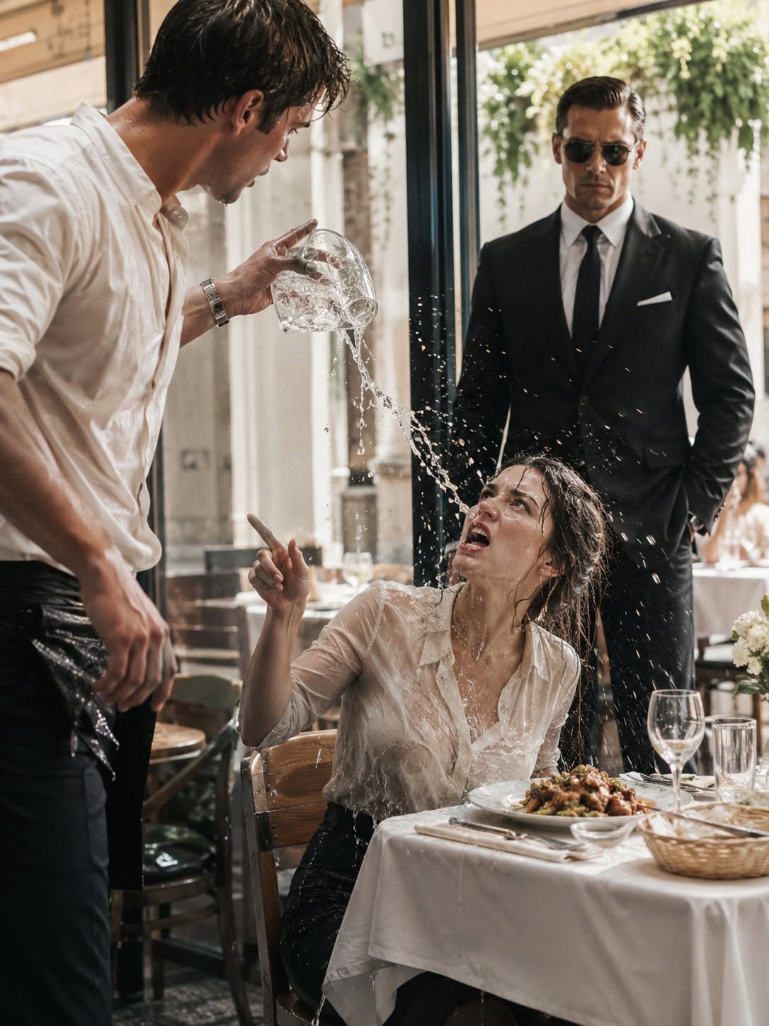 She Called Him Trash After He Soaked Her—Then the Mafia Boss Walked Into Her Restaurant