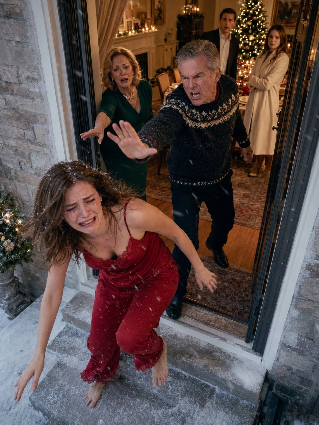 At Christmas Dinner, My Father Called Me Broke, Dema