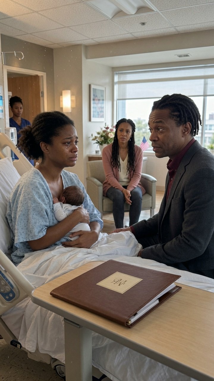 Two hours after our baby was born, I looked at my husband, waiting for him to hold our child.