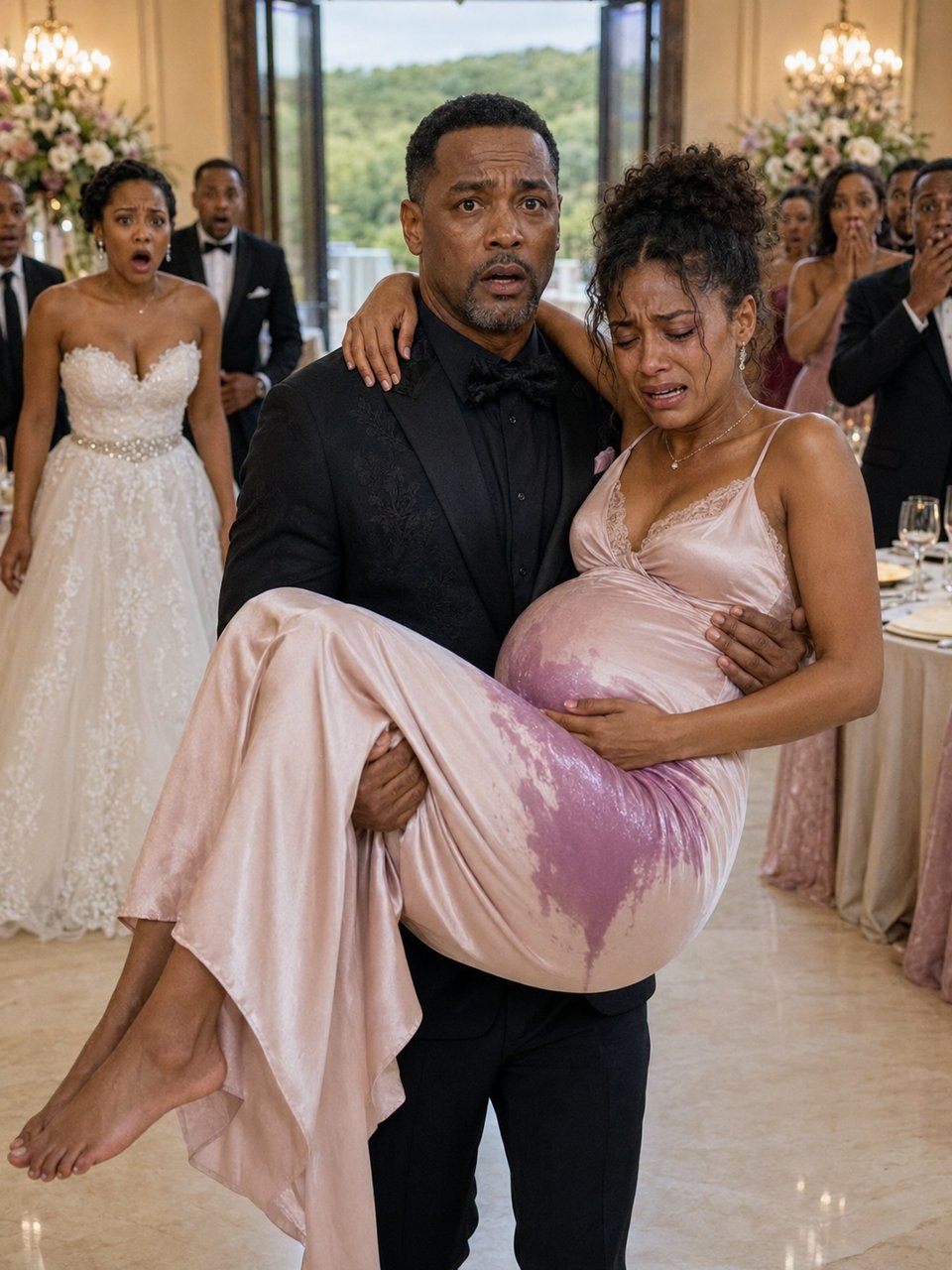 My water broke at my sister-in-law's wedding.