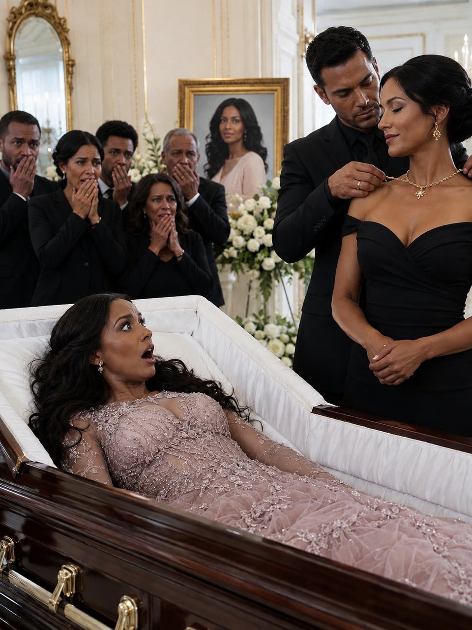 "My funeral was held all morning, and I woke up just as my husband was placing my gold necklace on my sister.