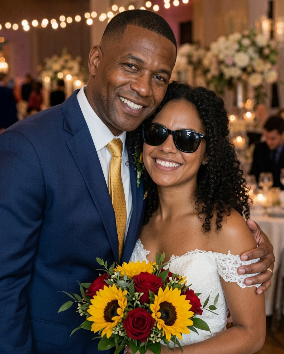My brother married his blind childhood best friend.